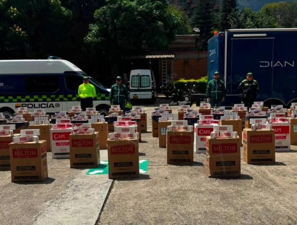 185.000 cajetillas de cigarrillos de contrabando fueron incautadas en Medellín previo al inicio de la Feria de las Flores.