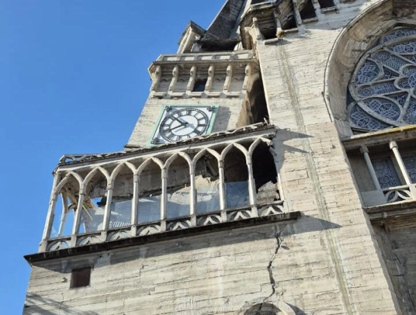 Catedral de Manizales afectada por terremoto