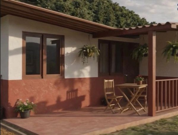 Modelos tipos de casa del Grupo Argos que fueron diseñados para familias cafeteras