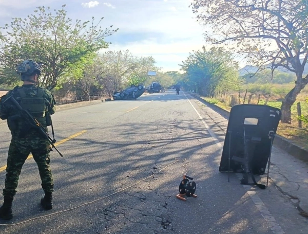 Los explosivos neutralizados tras el ataque con más cilindros contra el Ejército y la población en Cauca.
