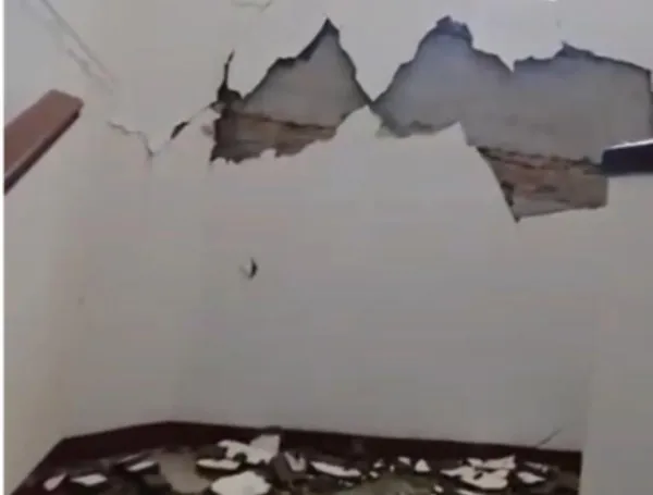 El colapso total del piso 12 del edificio Invico, en Pereira.