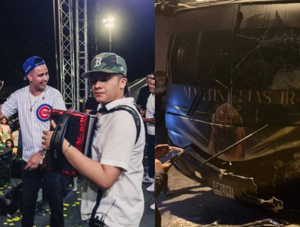 Accidente del bus de Martín Elías Jr.