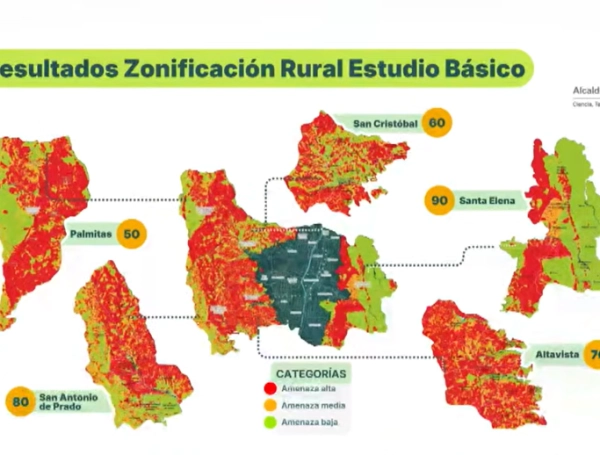 Mapa de riesgo Medellín
