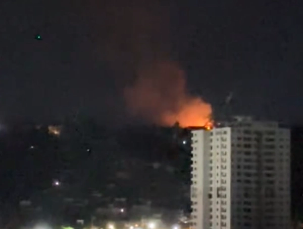 Grave incendio en la subestación eléctrica San Mateo.