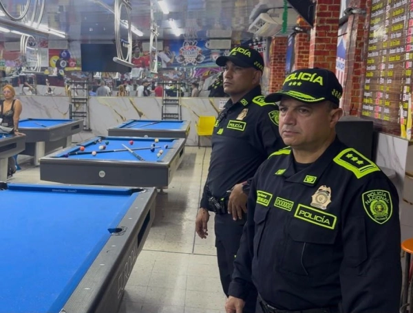 Operativo seguridad Barranquilla Policía.