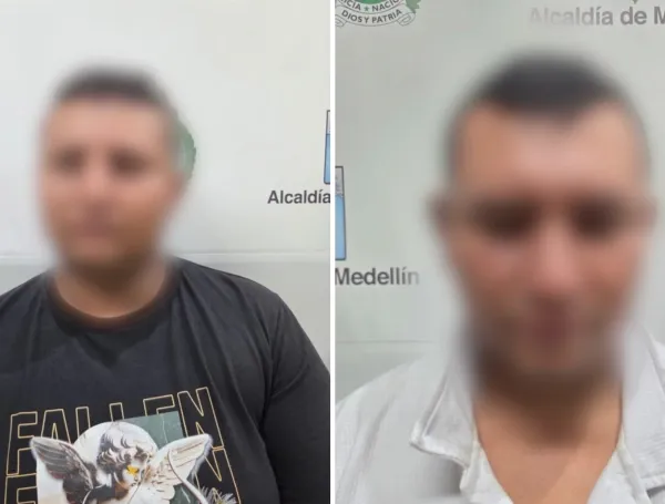 Alias Gordo y Jaider, capturados en Medellín.