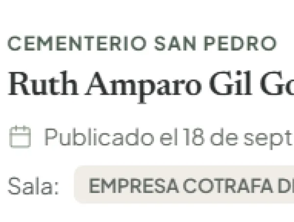 La madre de los hermanos falleció el 18 de septiembre de 2026.