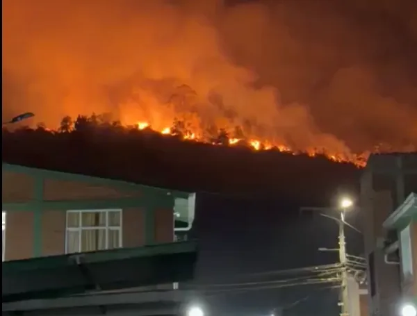 Incendio en Popayán.