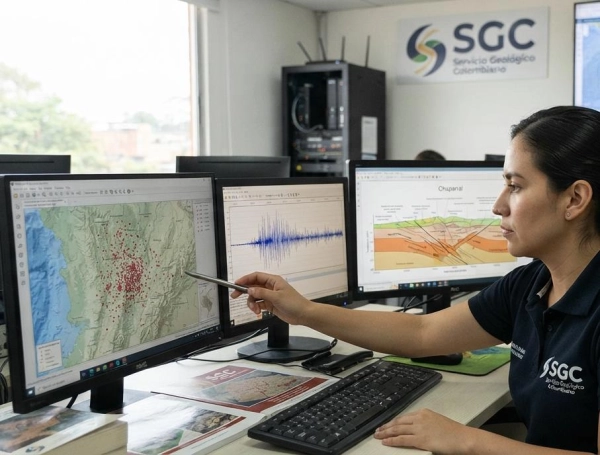 Sismos en Chaparral - SGC/ IA