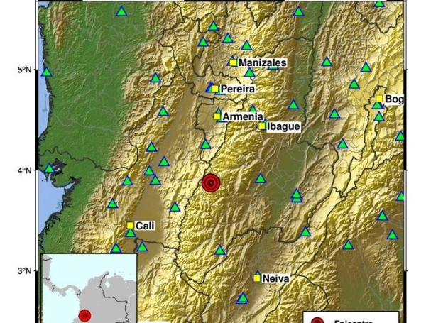 Temblor en Chaparral, Tolima.