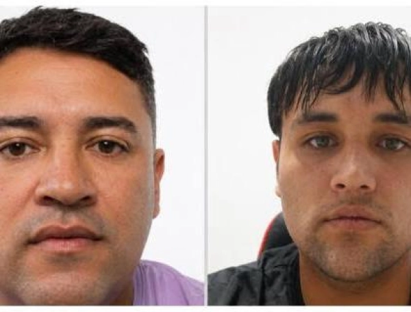 Alexánder Valencia, asesinado este año tras su secuestro. Su hijo (derecha) sigue desaparecido desde mayo.