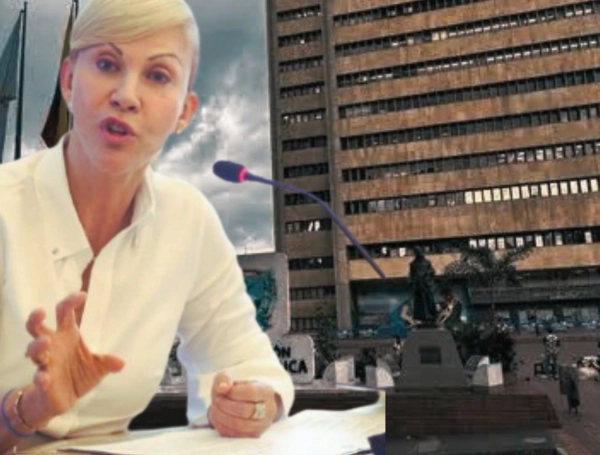 La gobernadora del Valle, Dilian Francisca Toro.