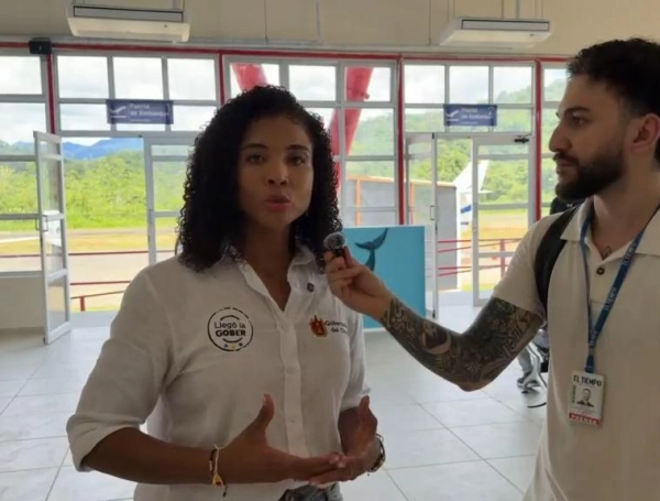 La gobernadora Nubia Carolina Córdoba en entrevista con EL TIEMPO.
