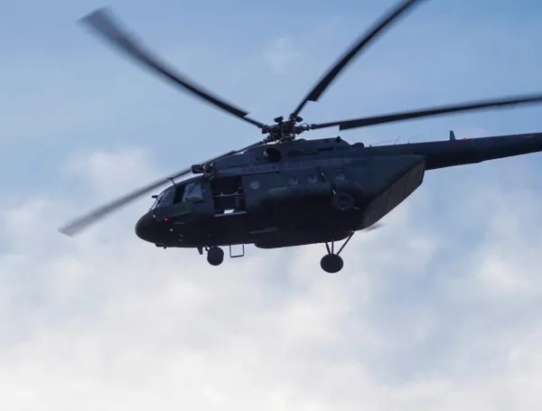 Un helicóptero del Ejército.