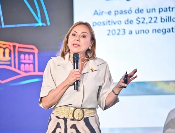 Ministra de Minas y Energía, María Nohemí Arboleda.