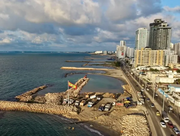 En Cartagena inician las obras de ‘Defensa Costera 2050’ contra la erosión marina