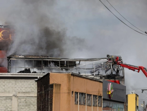 Incendio en el centro de Cali.