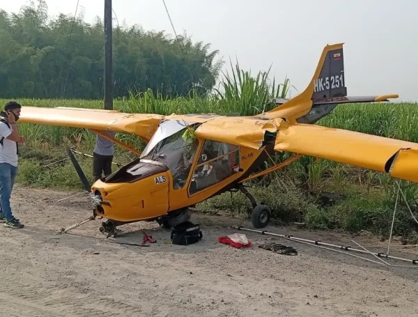 Accidente de avioneta en Puerto Tejada, Cauca.