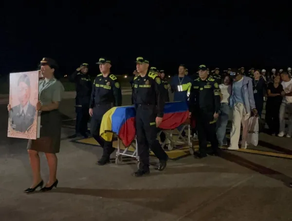 Tributo en Montería a la patrullera asesinada María José Recuero.