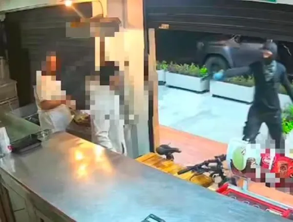 El secuestro quedó en video.