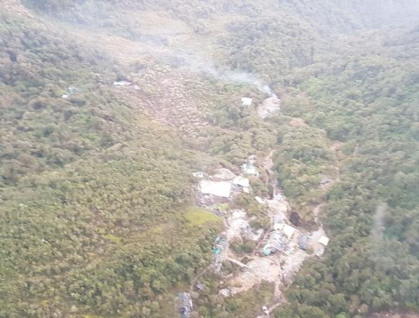 Destruyeron la mina de oro ilegal más alta de Colombia