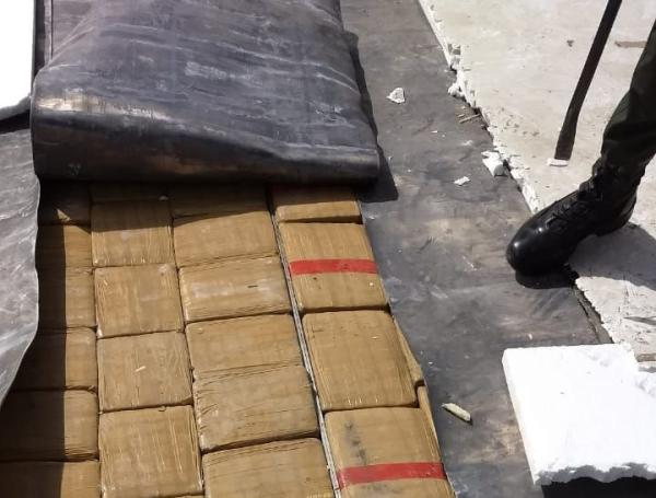Incautada más de una tonelada de marihuana en la frontera con Ecuador