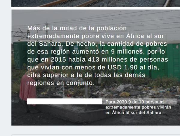 este es el panorama de la pobreza en el mundo