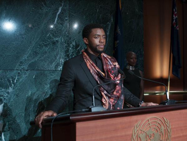 Chadwick Boseman, protagonista de 'Pantera Negra'.