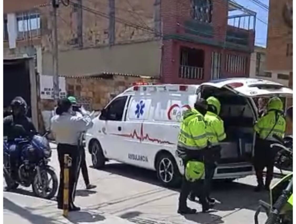 Polic??a de Suba apoy?? la atenci??n inicial de los ni??os.