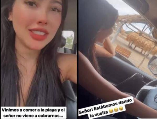 Aída Victoria mostró todo lo ocurrido a sus más de tres millones de seguidores en Instagram.