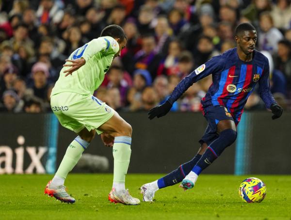 Barcelona vence a Getafe en la Liga de España