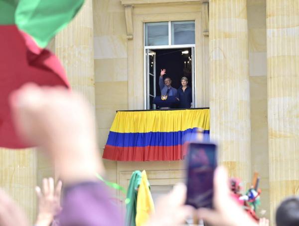Gustavo Petro discurso el 1 de mayo al pueblo el Día del Trabajo