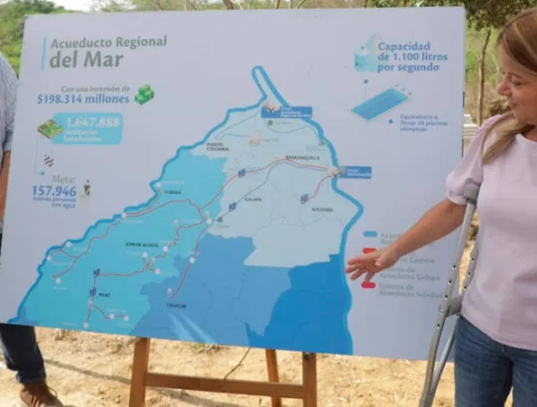 La gobernadora Elsa Noguera presentó lo alcances del proyecto.