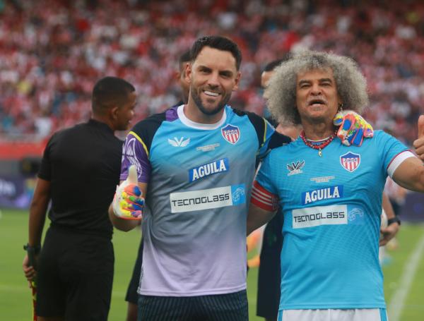 Sebastián Viera y el Pibe Valderrama
