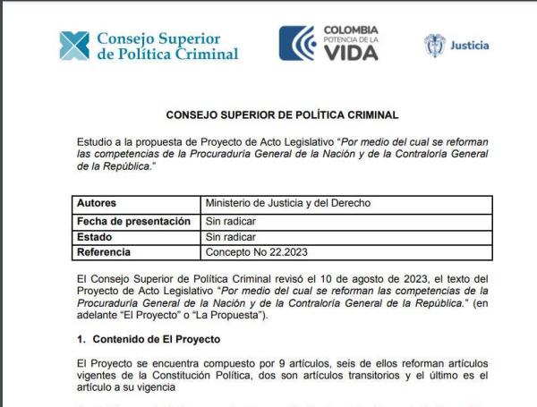 Proyecto del Gobierno busca quitar a Procuraduría facultades sancionatorias