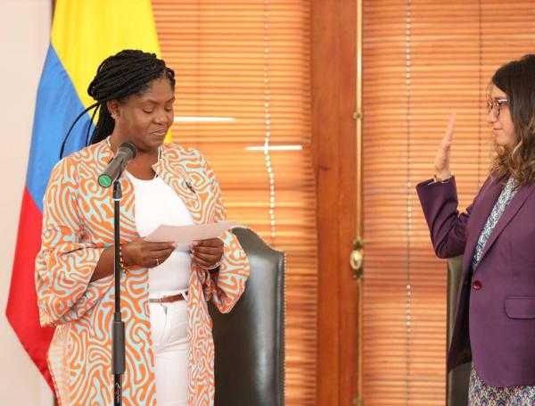 Francia Márquez posesionó a Diana Gómez Correal.