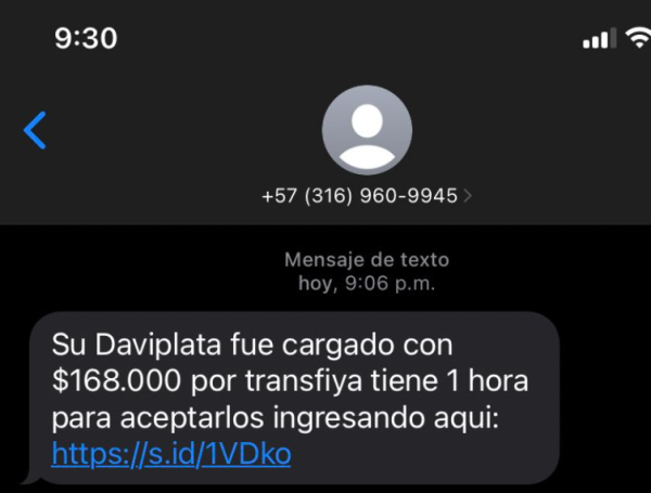 Estafa: así es la nueva modalidad por mensaje de texto de Daviplata que ...