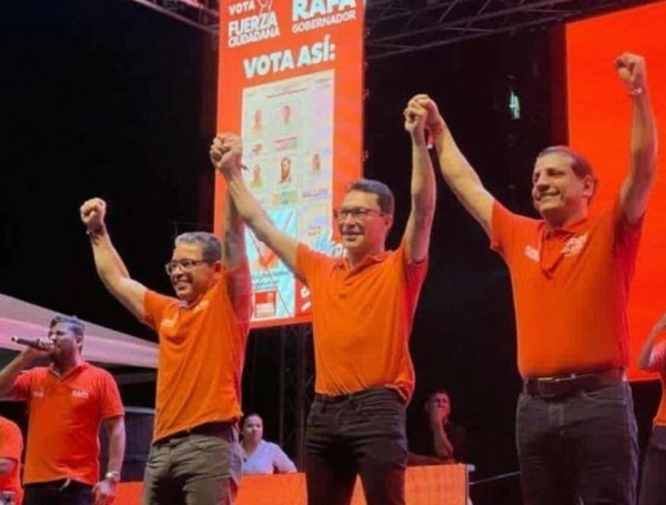 Fuerza Ciudadana convocó una caravana este sábado para celebrar la victoria a Alcaldía y Gobernación.