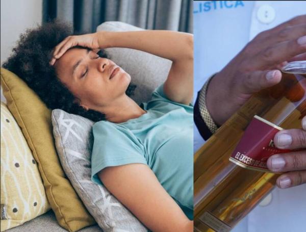 Algunas botellas de licor adulterado son fáciles de distinguir.