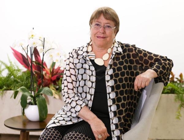Jineth Bedoya realizo una entrevista a la ex presidente Michelle Bachelet, primera encargada de ONU Mujeres, agencia de las Naciones Unidas para la igualdad de género.