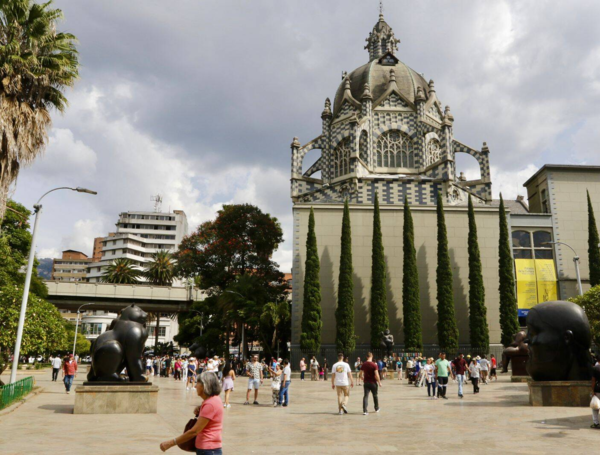 Plaza Botero en Medellín