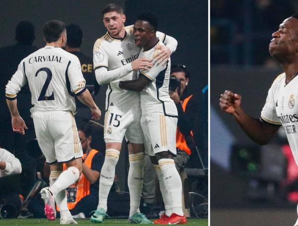 Real Madrid es campeón de la Supercopa de España: ganó a Barcelona por 4-1