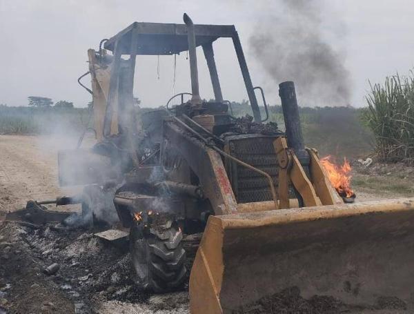 Actos vandálicos registrados en las últimas horas en Padilla, Cauca.