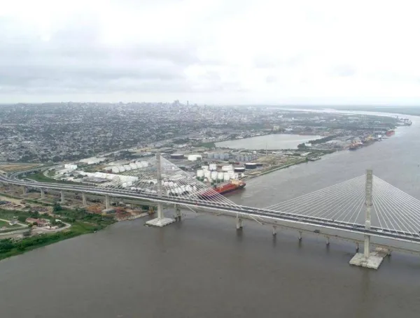 Panorámica del río Magdalena en Barranquilla.