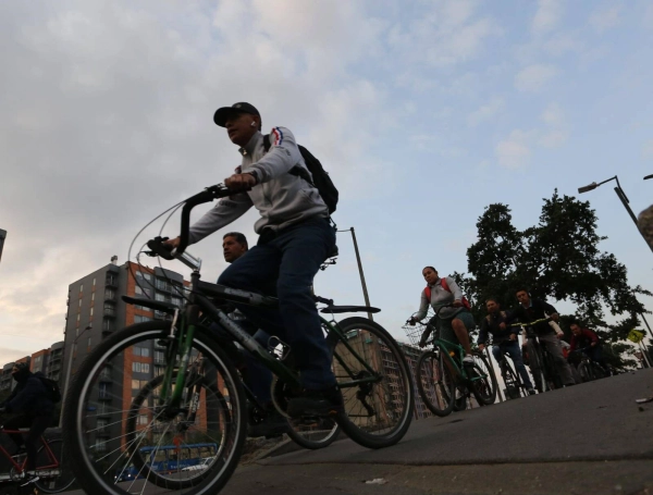 Así avanza la jornada de movilidad.