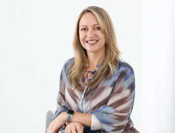 Paula Cortés presidente de Anato durante una entrevista concedida al diario El Tiempo hoy 13 de febrero del 2024. FOTO MAURICIO MORENO EL TIEMPO CEET