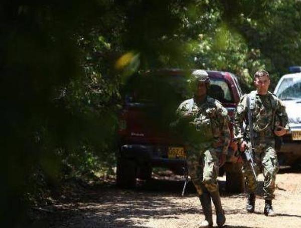 Fuerza Pública, en zona rural de Jamundí, en el Valle.
