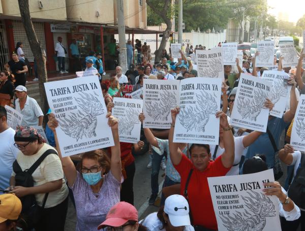 Tarifas de energía: protestas en Barranquilla y el Caribe hoy