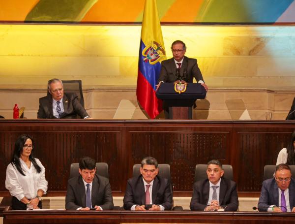 Discurso del Presidente Gustavo Petro en la instalación del Congreso ...