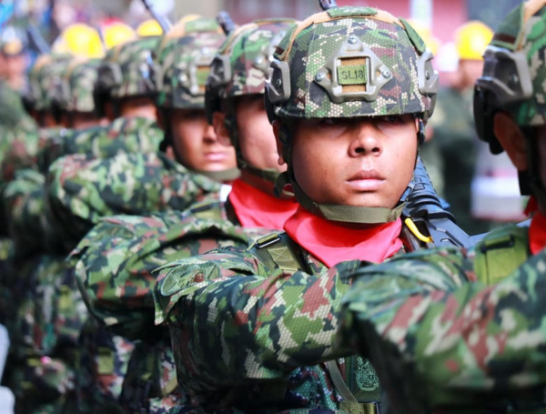 Soldados del Ejército Nacional.